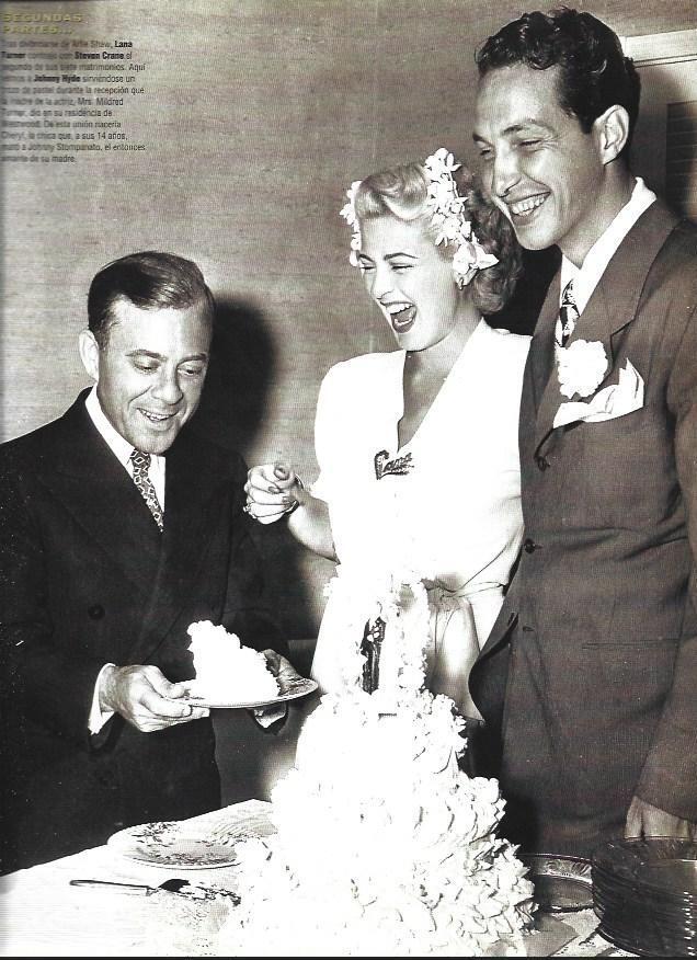 LAMINA 37236: Boda de Lana Turner con Steven Crane