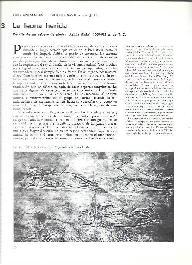 LAMINA 37000: Relieve asirio con escena de caza