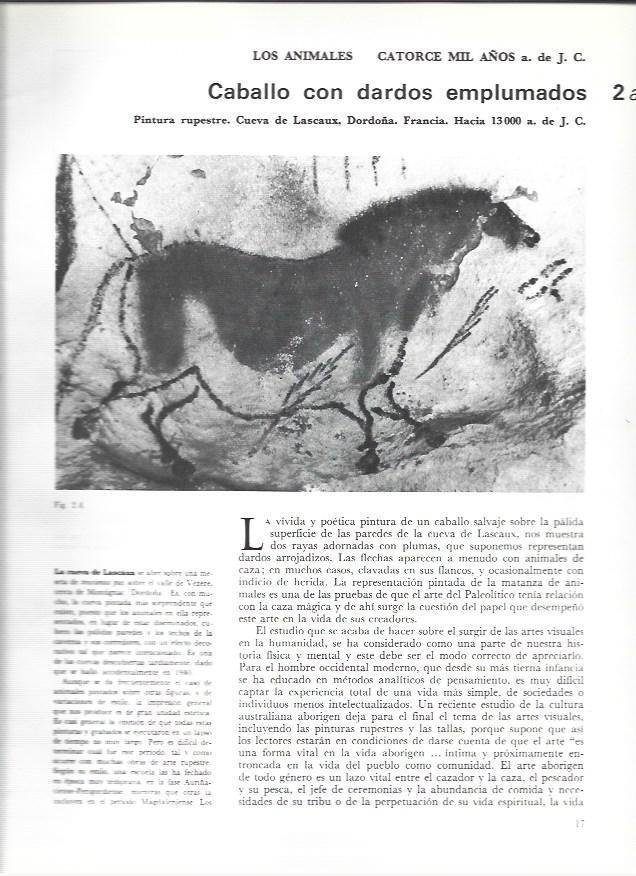 LAMINA 36999: Caballo de la Cueva de Lascaux