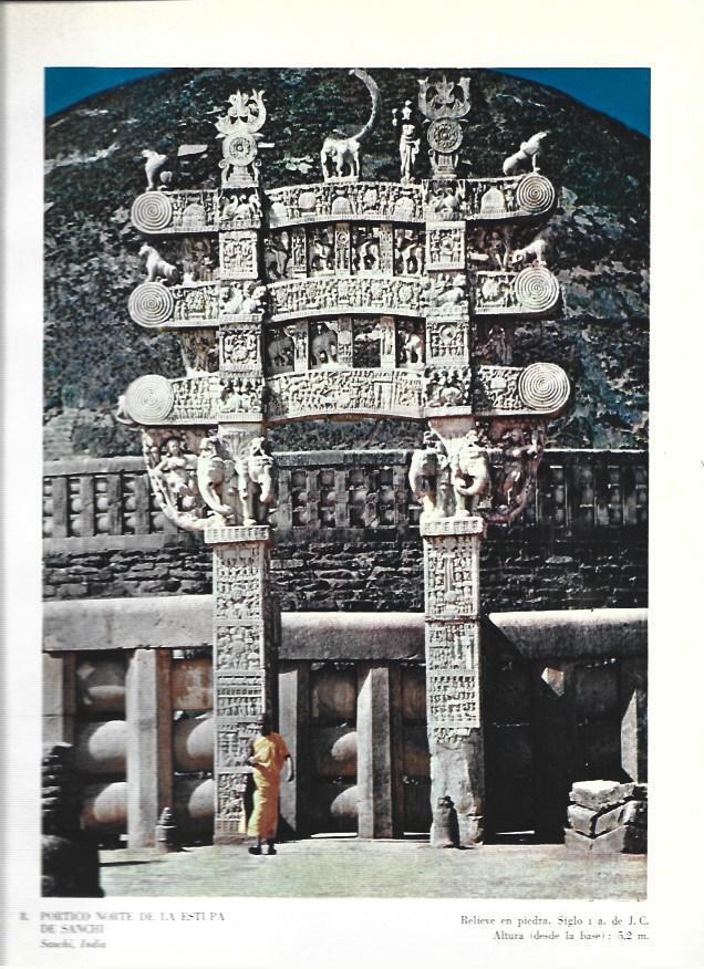 LAMINA 36996: Portico norte de la Estupa de Sanchi, India
