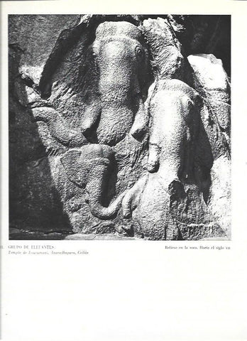 LAMINA 36989: Elefantes del Templo Issurumuni, Sri Lanka