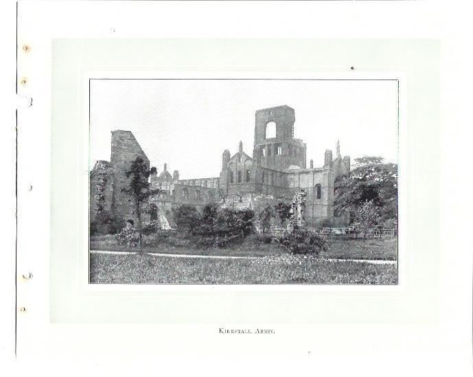 LAMINA 36966: Kinkstall Abbey de Leeds