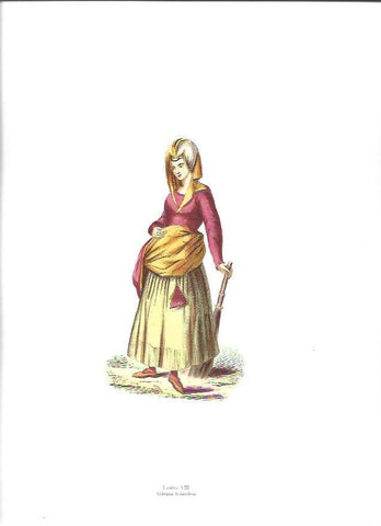 LAMINA 37031: Aldeana de Holanda