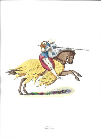 LAMINA 37085: Caballero frances