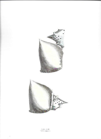 LAMINA 37116: Casco de armadura