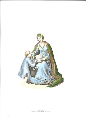 LAMINA 37064: Señora de finales del siglo XV