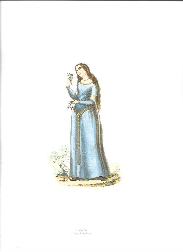 LAMINA 37063: Señora del siglo XIII