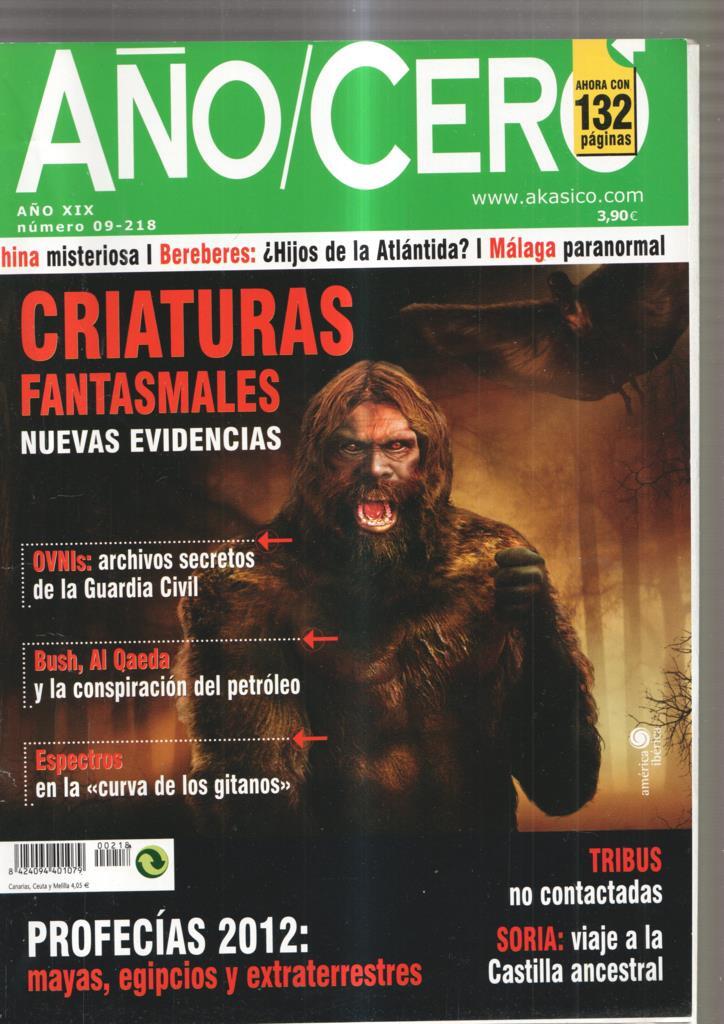 Año Cero numero 09-218, 1999: China misteriosa- Bereberes: Hijos de la Atlan-