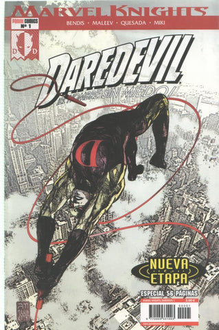 Panini: Marvel Knights: Daredevil volumen 2 numero 01: Edad de oro
