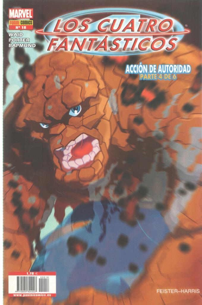 Panini: Los cuatro fantasticos año 1 numero 18: Accion de autoridad, parte 4