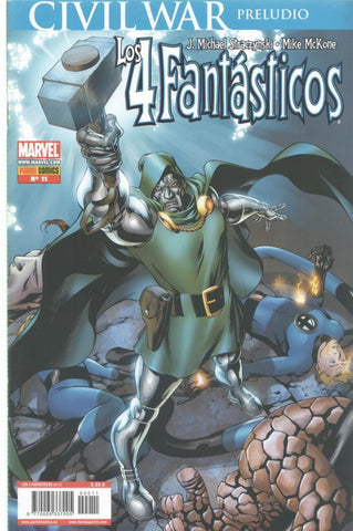 Panini: Los 4 fantasticos año 2 numero 11: Ciwil War: Cae el martillo, parte 2