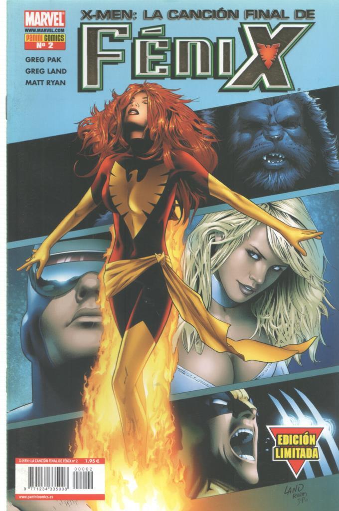 Panini: X Men la cancion final de Fenix 2 año 2 numero 02