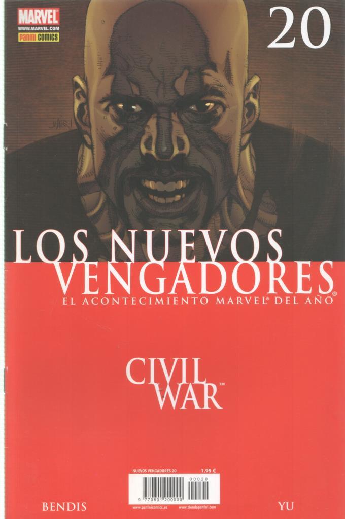 Panini: Los Nuevos Vengadores año 2 numero 20: Civil War: Desunidos, parte 2