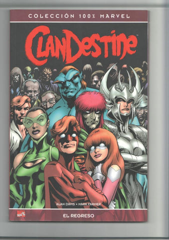 Panini: Coleccion 100% Marvel: Clandestine: el regreso