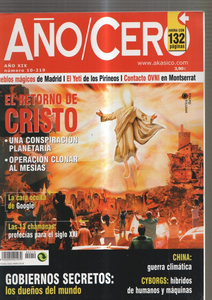 Año Cero numero 10-219. edicion 2008: Pueblos Magicos de Madrid- El Yeti de