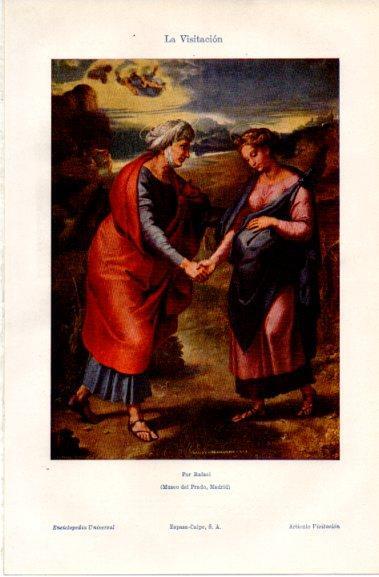 LAMINA V42754: La Visitacion por Rafael