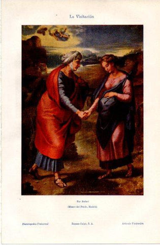 LAMINA V42754: La Visitacion por Rafael