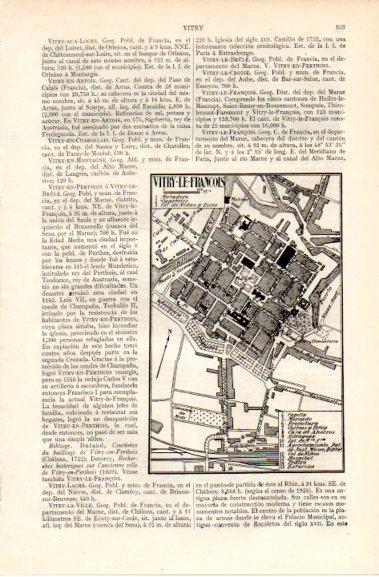 LAMINA V42785: Plano de Vitry-le-Francois