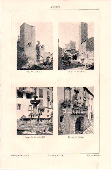 LAMINA V42765: Vistas de Viterbo, Italia