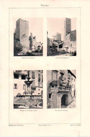 LAMINA V42765: Vistas de Viterbo, Italia