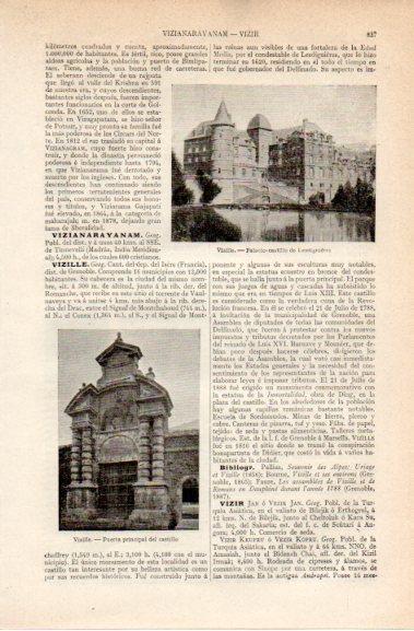 LAMINA V42812: Palacio Castillo de Lesdignieres, Vizille