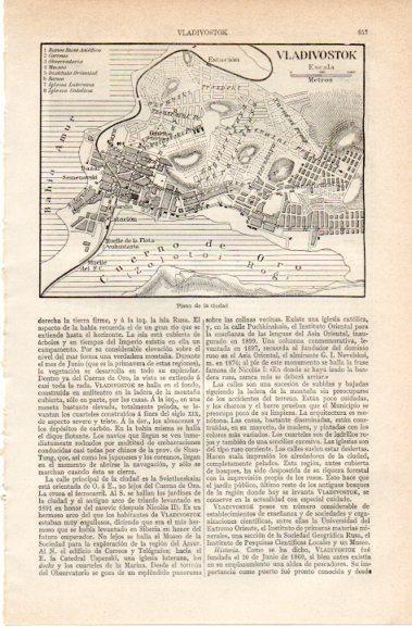 LAMINA V42814: Plano de Vladivostok