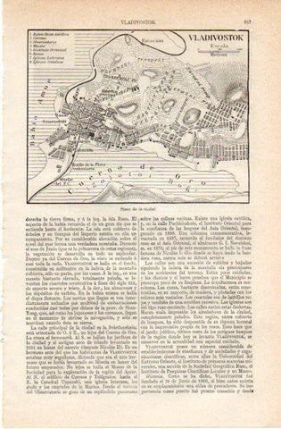 LAMINA V42814: Plano de Vladivostok