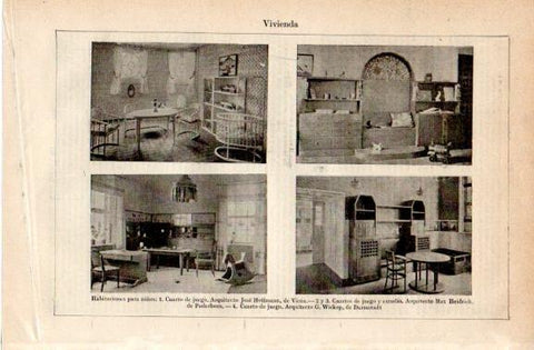 LAMINA V42803: Habitaciones para niños