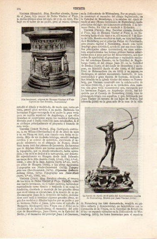 LAMINA V42752: La fuente de Apolo por J. Vischer 1532