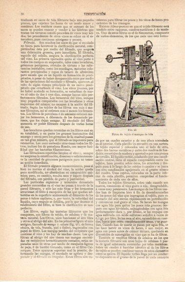 LAMINA V42703: Filtro de tejido para vinificacion
