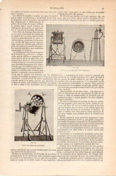 LAMINA V42702: Filtros para vinificacion