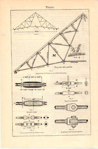 LAMINA V42688: Tirante