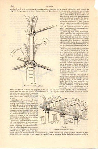 LAMINA V42689: Boveda atirantada y boveda con lunetos