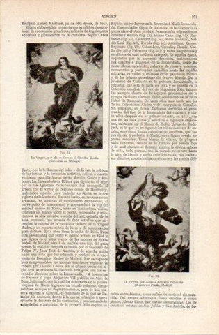 LAMINA V42736: La Virgen por C. Coello y A.A. Palomino