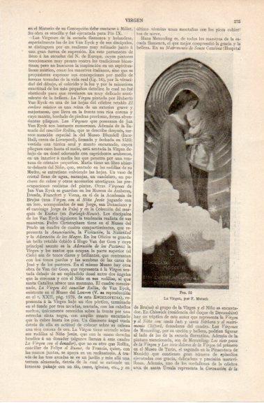 LAMINA V42738: La Virgen por F. Matsch