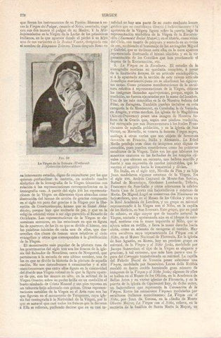 LAMINA V42739: La Virgen de la Ternura