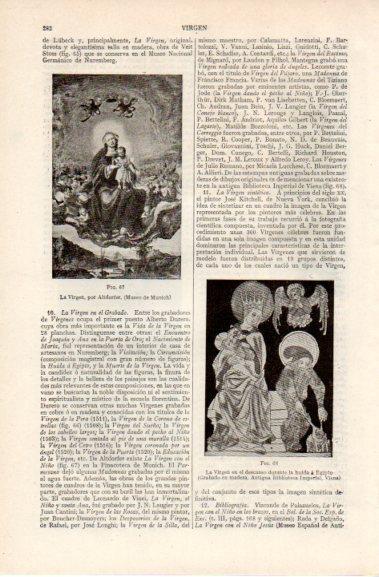 LAMINA V42740: La Virgen por Altdorfer