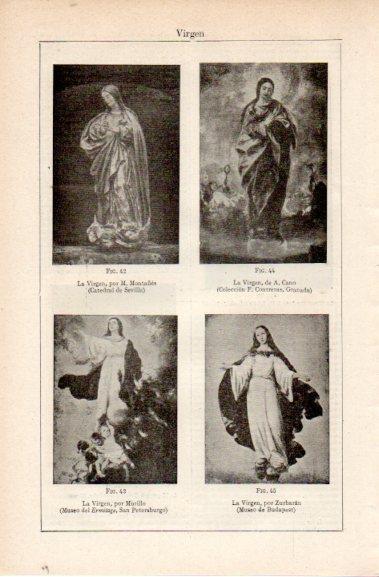 LAMINA V42734: Obras varias de la Virgen