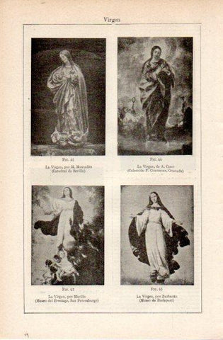 LAMINA V42734: Obras varias de la Virgen