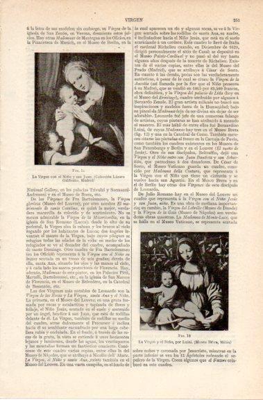 LAMINA V42727: La Virgen y el Niño por Luini