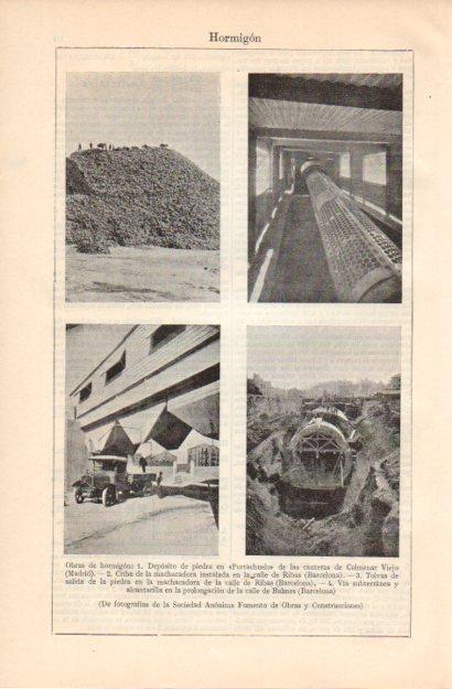 LAMINA V42926: Obras de hormigon, Sociedad Fomento de Obras y Construcciones