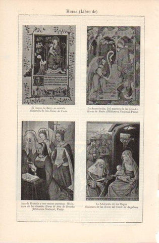 LAMINA V42920: Libro de Horas