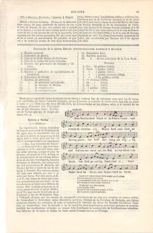 LAMINA V42899: Himno de Holanda