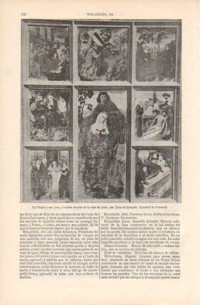 LAMINA V42902: La Virgen y san Juan por Juan de Holanda