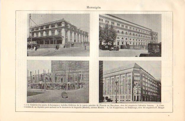 LAMINA V42928: Edificios construccion mixta ladrillos y hormigon