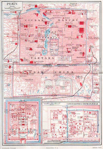 LAMINA V42956: Plano de Pekin