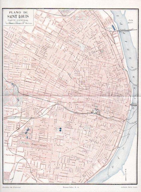LAMINA V42936: Plano de Saint Louis