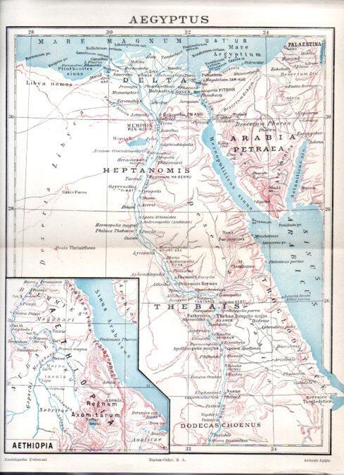 LAMINA V42944: Aegyptus mapa