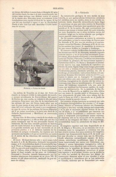 LAMINA V42894: Molino de viento en Holanda