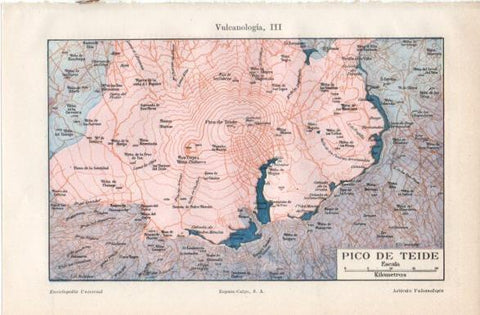LAMINA V42854: Mapa Pico del Teide